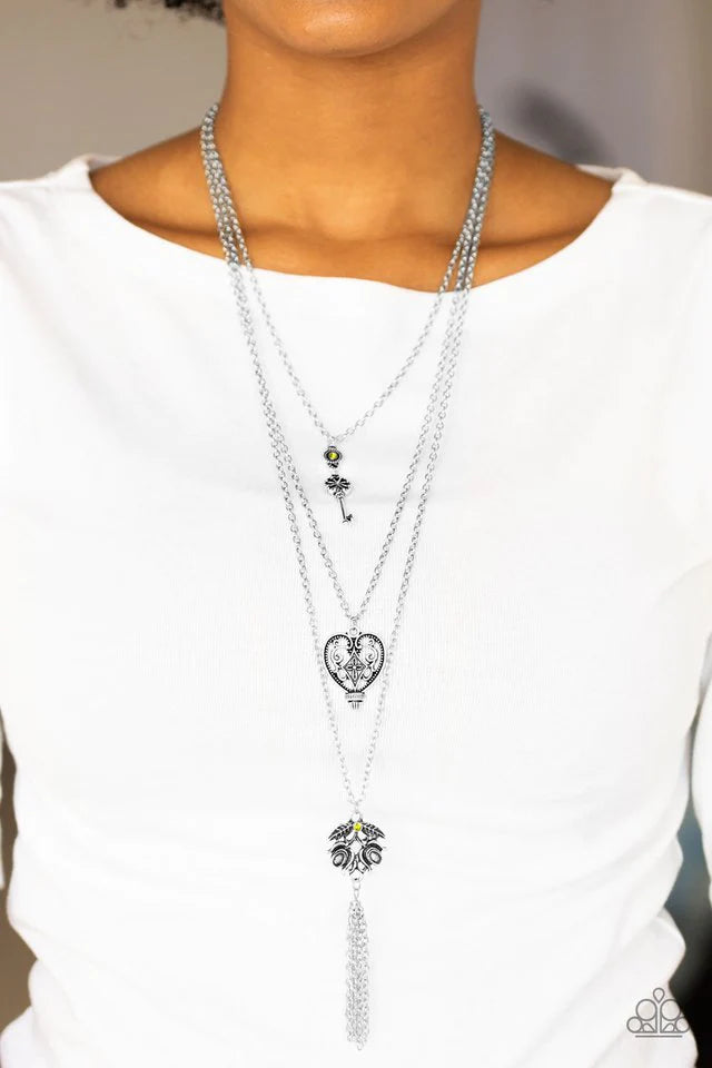Love Opens All Doors - Green Paparazzi Necklace