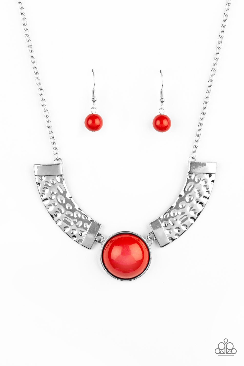 Egyptian Spell - Orange Paparazzi Necklace