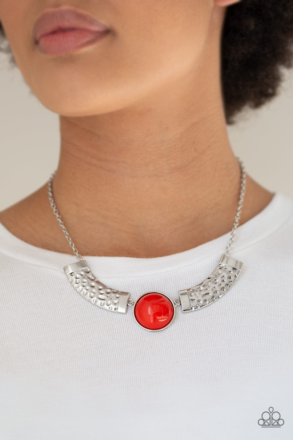 Egyptian Spell - Orange Paparazzi Necklace
