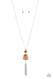 Have Some Common SENSEI - Orange Paparazzi Necklace