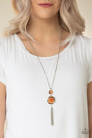 Have Some Common SENSEI - Orange Paparazzi Necklace