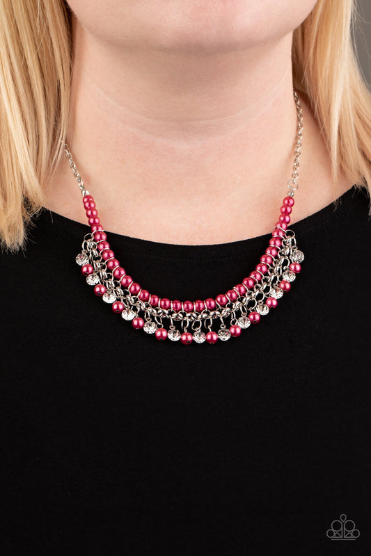 A Touch of CLASSY - Pink Paparazzi Necklace