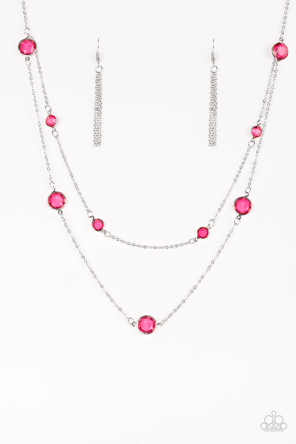 Raise Your Glass - Pink Paparazzi Necklace