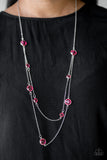 Raise Your Glass - Pink Paparazzi Necklace