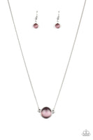 Rose-Colored Glasses - Purple Paparazzi Necklace