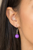 Friday Night Fringe Purple Paparazzi Necklace