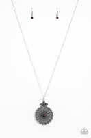 Walk On The WILDFLOWER Side - Purple Paparazzi Necklace