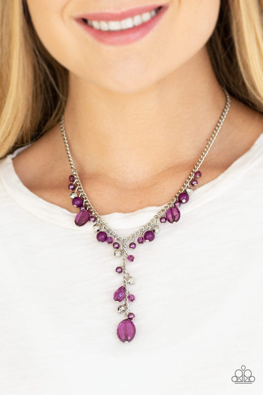 Crystal Couture - Purple Paparazzi Necklace