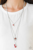 Soar With The Eagles - Red Paparazzi Necklace