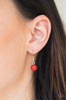 Soar With The Eagles - Red Paparazzi Necklace
