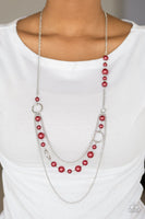 Party Dress Princess - Red Paparazzi Necklace