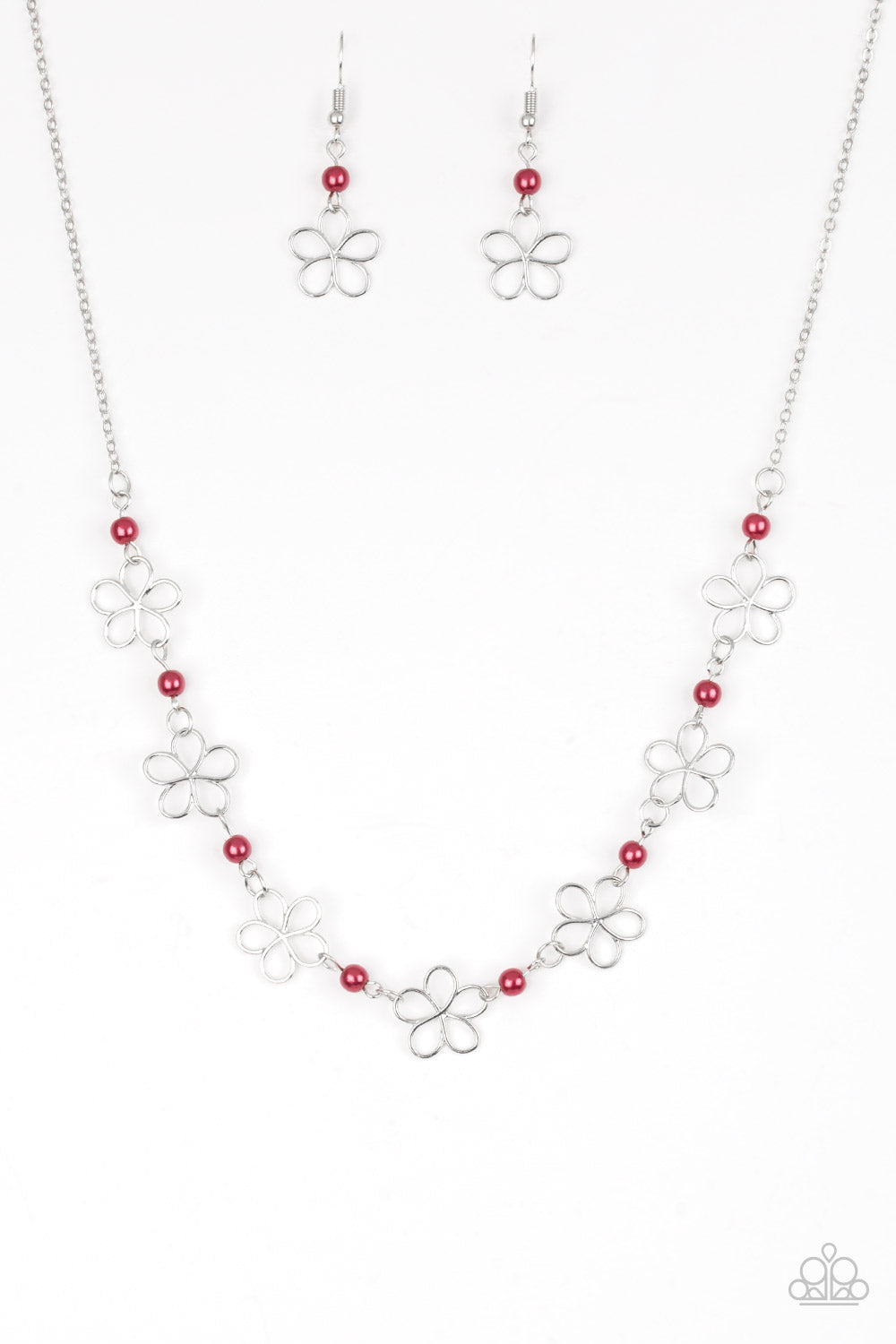 Always Abloom - Red Paparazzi Necklace