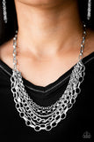 Color Bomb - Silver Paparazzi Necklace