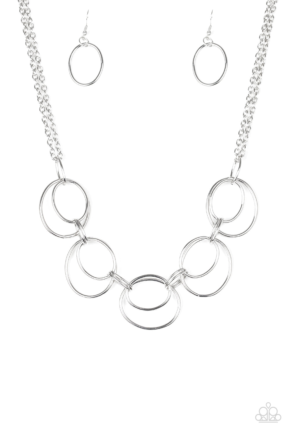 Urban Orbit - Silver Paparazzi Necklace
