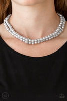 Put On Your Party Dress - Silver Paparazzi Necklace