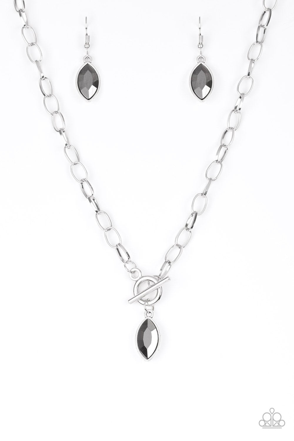 Club Sparkle Silver Paparazzi Necklace