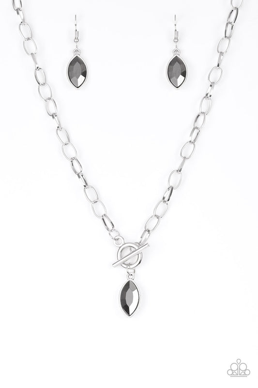 Club Sparkle Silver Paparazzi Necklace