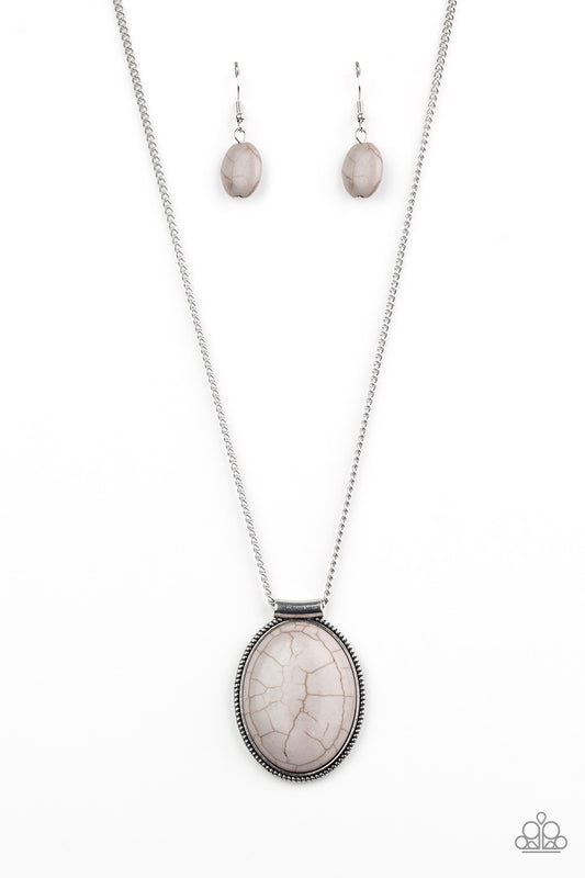 Southwest Showdown - Silver Paparazzi Necklace