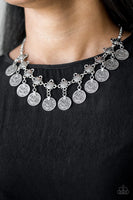 Walk The Plank - Silver Paparazzi Necklace