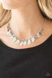 Vintage Gardens - Silver Paparazzi Necklace