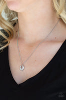One Small Step For GLAM - White Paparazzi Necklace