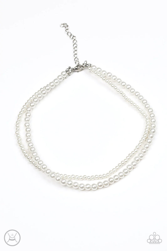 Ladies Choice White Paparazzi Necklace