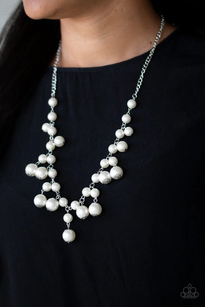 Soon To Be Mrs. White Paparazzi Necklace