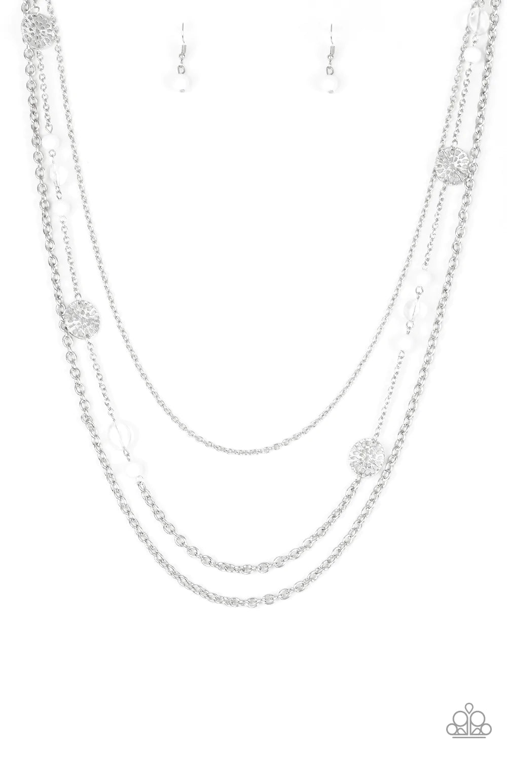Pretty Pop-tastic! White Paparazzi Necklace