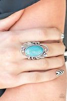 Sedona Sunset - Blue Paparazzi Ring