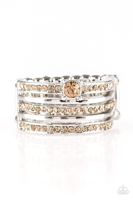 The Dealmaker - Brown Paparazzi Ring