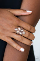 River Rock Rhythm - Copper Paparazzi Ring