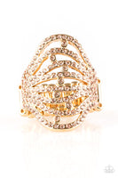 Stratospheric - Gold Paparazzi Ring