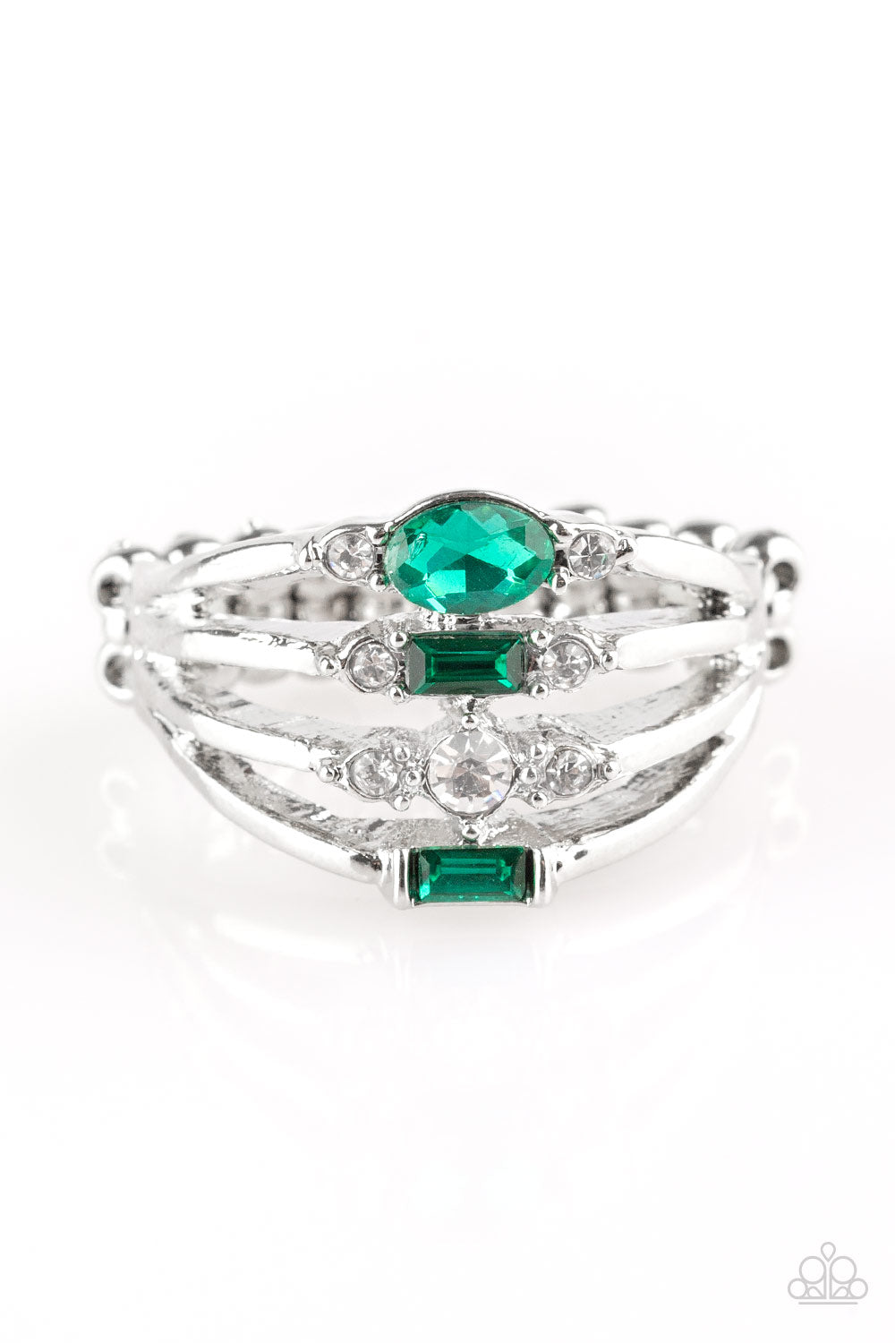 Not So Novice - Green Paparazzi Ring