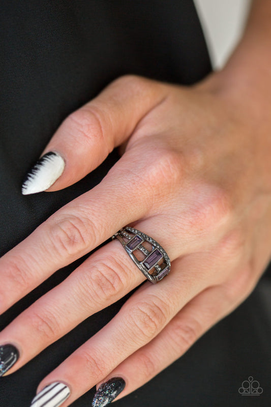 Noble Nova - Purple Paparazzi Ring