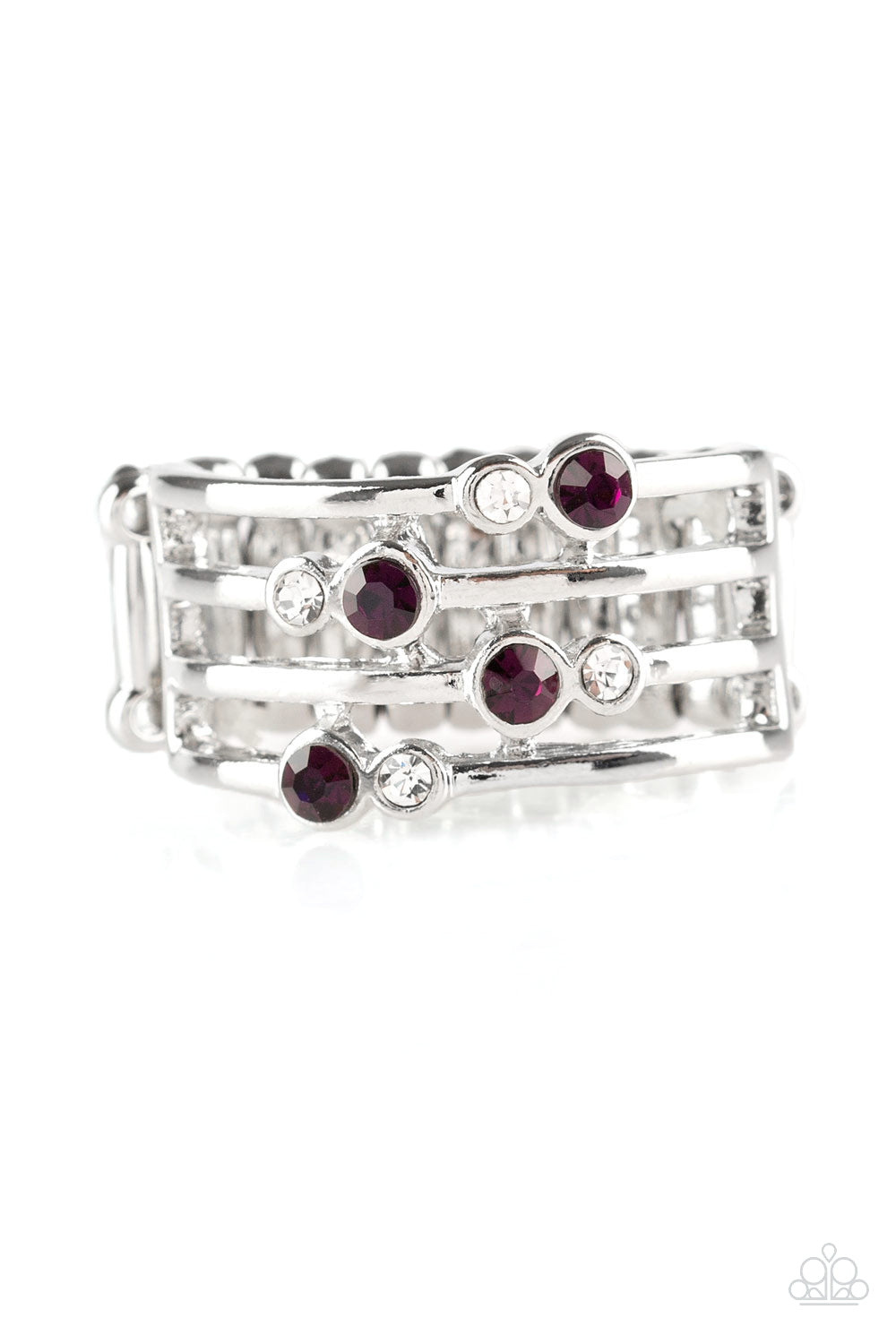 Sparkle Showdown - Purple Paparazzi Ring