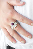 Crown Coronation - Purple Paparazzi Ring