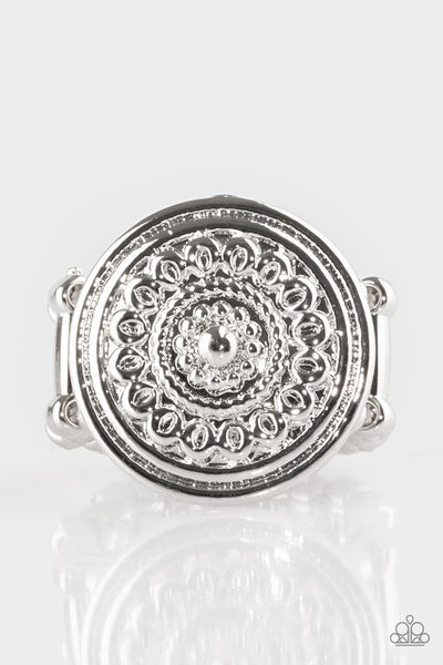 Seasonal Shine - Silver Paparazzi Ring