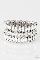 Treasury Fund - White Paparazzi Ring 