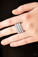 Treasury Fund - White Paparazzi Ring 