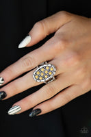 Cactus Garden - Yellow Paparazzi Ring