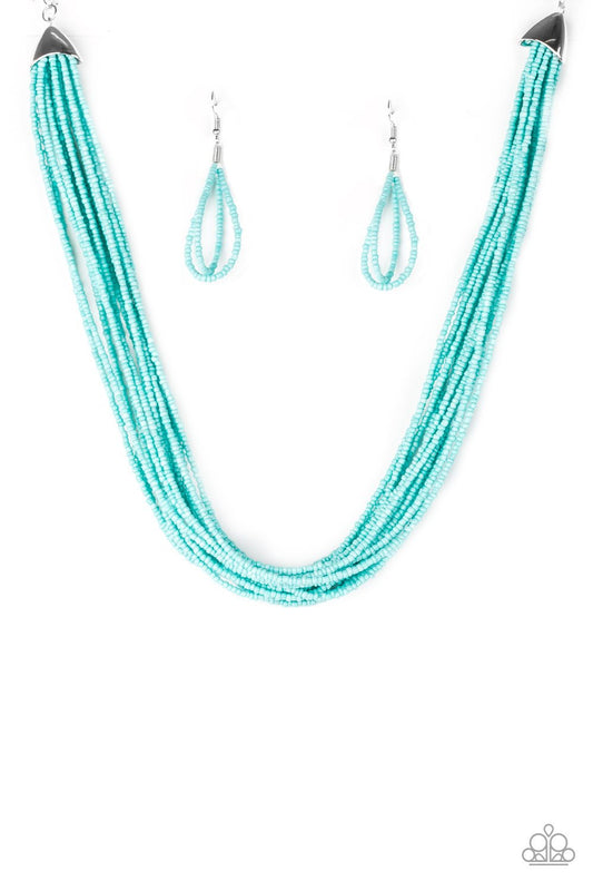 Wide Open Spaces Blue Paparazzi Necklace