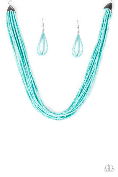 Wide Open Spaces Blue Paparazzi Necklace