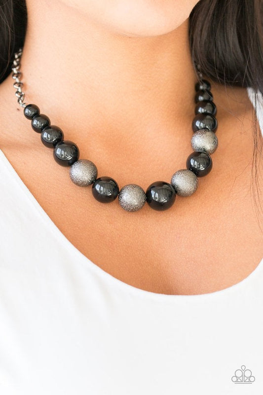 Color Me CEO Black Paparazzi Necklace