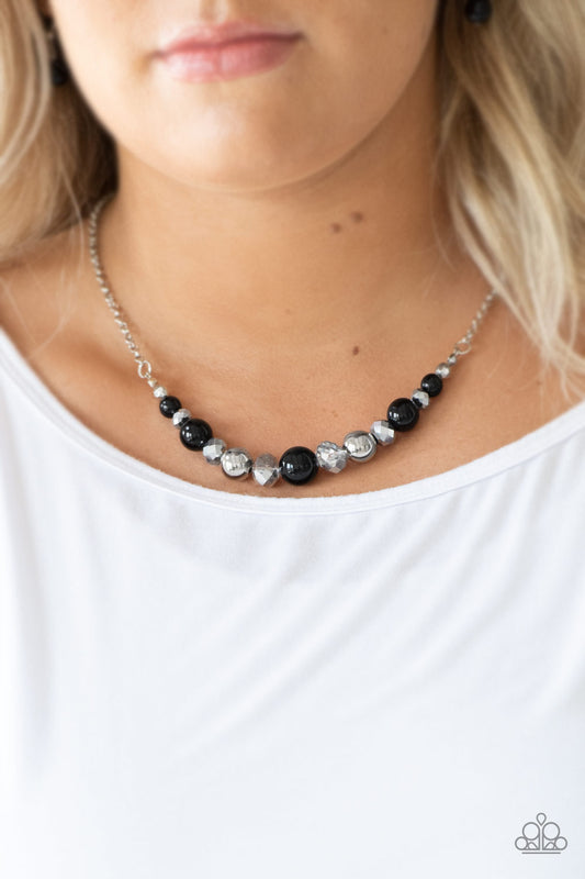 The Big-Leaguer - Black Paparazzi Necklace