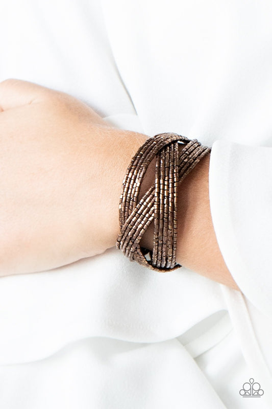 Shooting Stars Copper Paparazzi Bracelet
