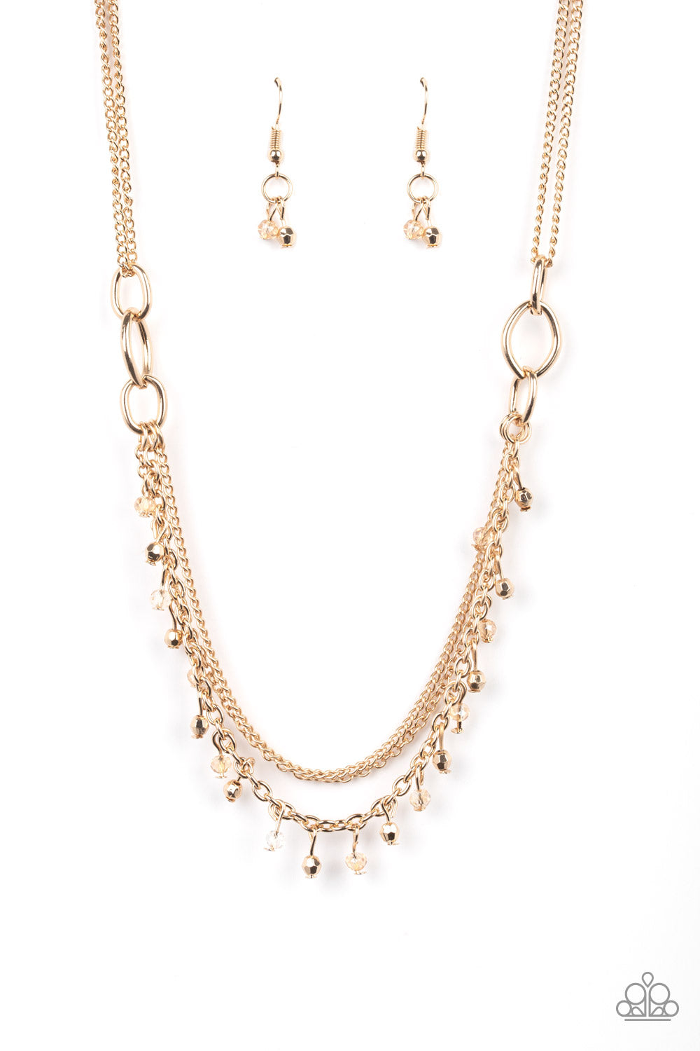 Financially Fabulous - Gold Paparazzi Necklace