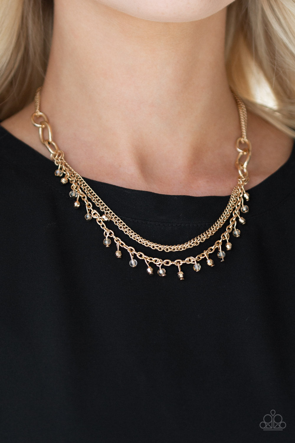 Financially Fabulous - Gold Paparazzi Necklace