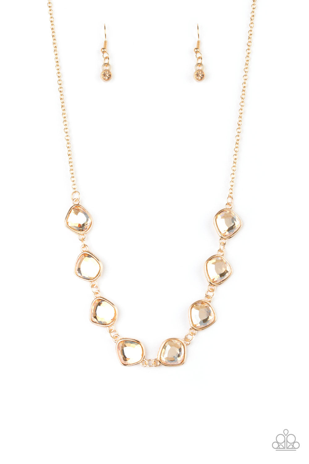 The Imperfectionist - Gold Paparazzi Necklace