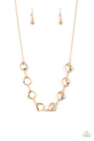 The Imperfectionist - Gold Paparazzi Necklace