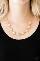 The Imperfectionist - Gold Paparazzi Necklace